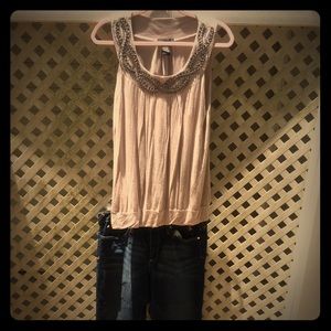 Beaded Tank top by Design History